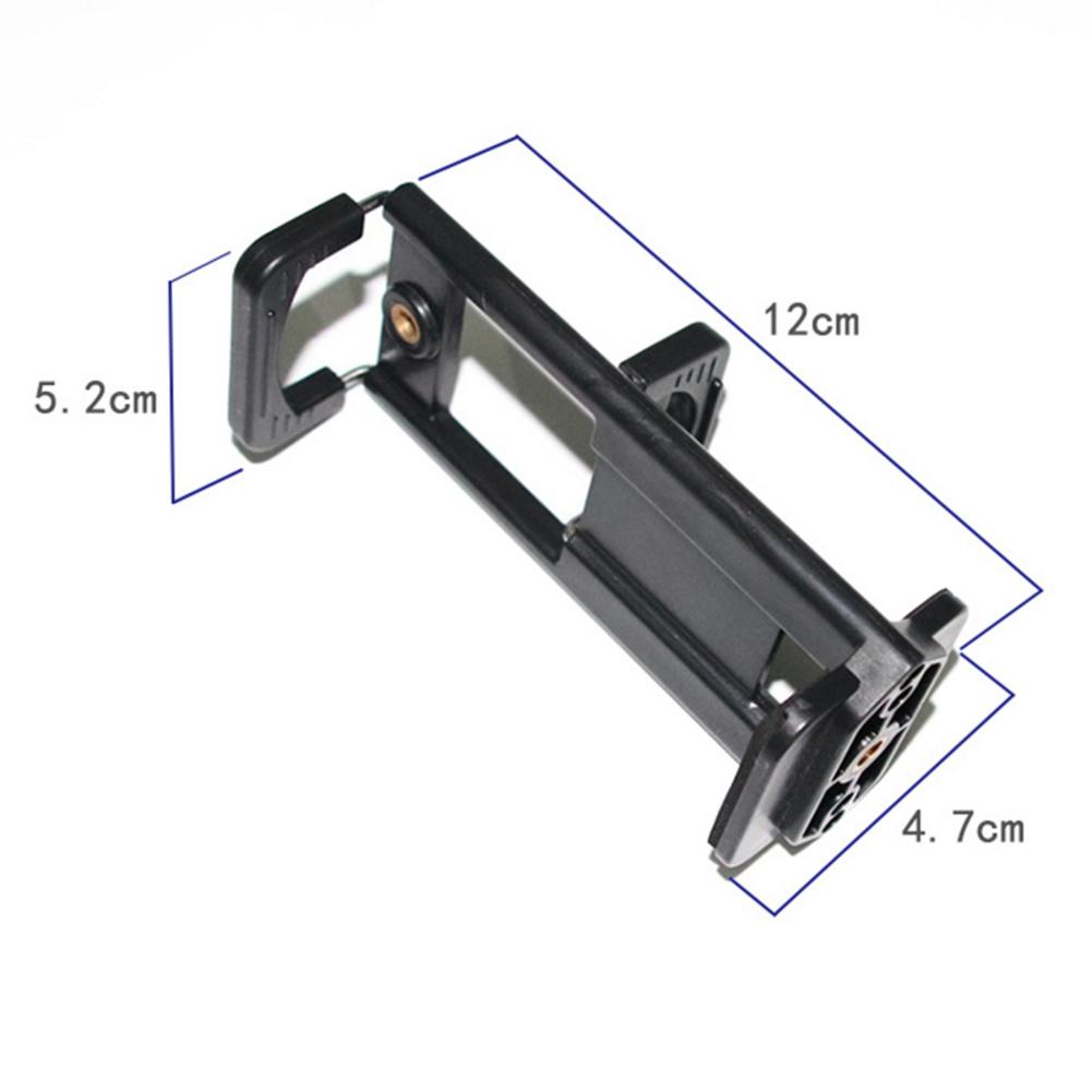 Universal Adjustable Mobile Phone Tablet Clip Clamp Holder Stand U Slot Mount Self-timer Bracket Rack Tripod Accessories