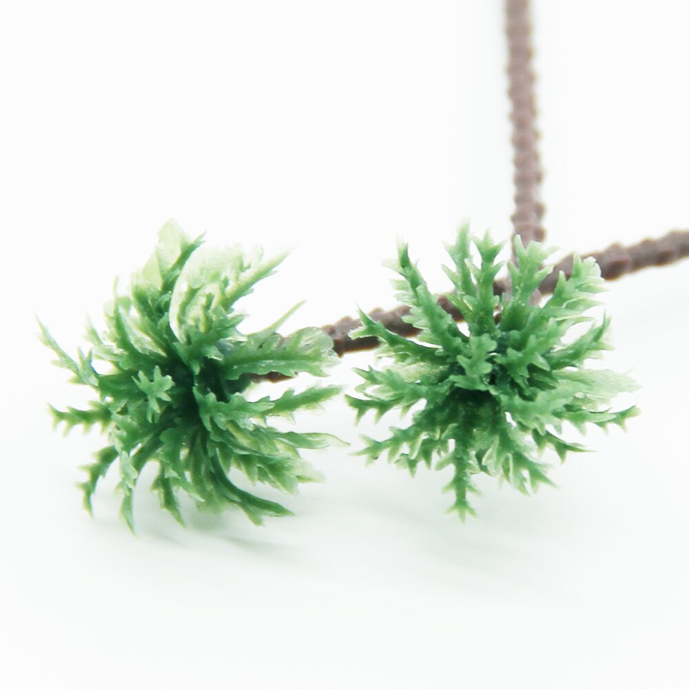 10pcs DIY Decor Artificial Coconut Tree Decor Mini Tropical Palm Trees Fairy Garden Miniature Landscape Scenery Decoration