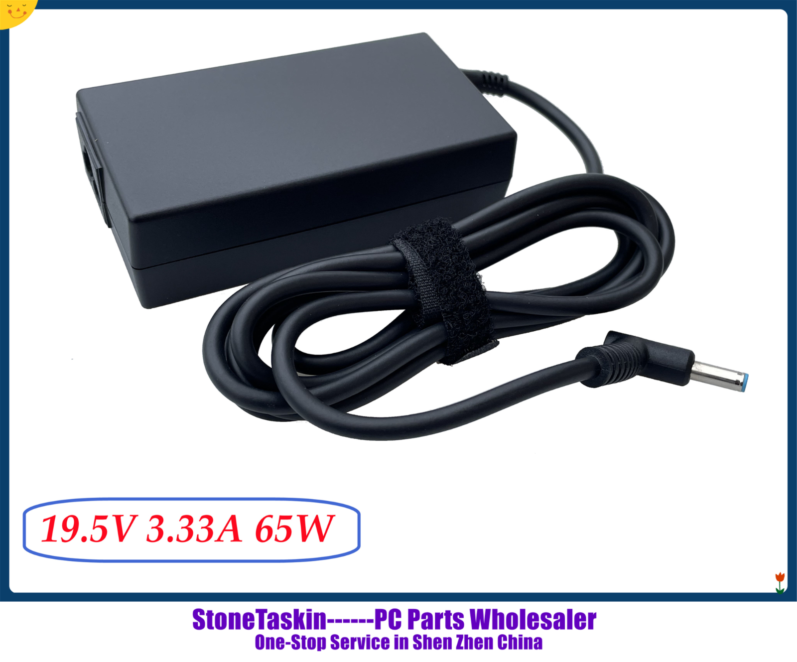 StoneTaskin TPN-LA08 913623-001 913691-850 PA-1650-36HA dla HP prawdziwej zasilacz laptopa ładowarka Adapter AC 19.5V 3.33A 65W