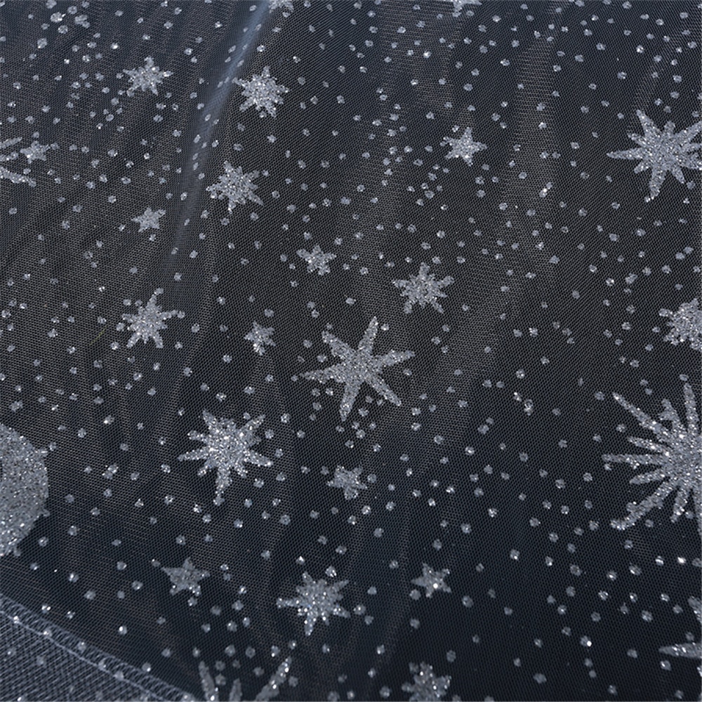 Bling mantello velo da sposa mantello da sposa bianco lucido stelle scintillanti luna lunga cattedrale paillettes scialle velo con cappuccio accessori