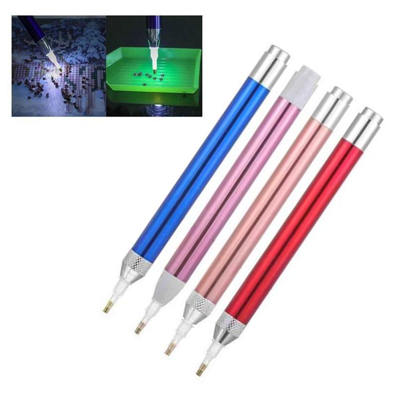 Tool Point Drill Pen DIY Lighting Drill Lighting Pen Stick Accessories Universal 5D Pens Fast Luminous Pen
