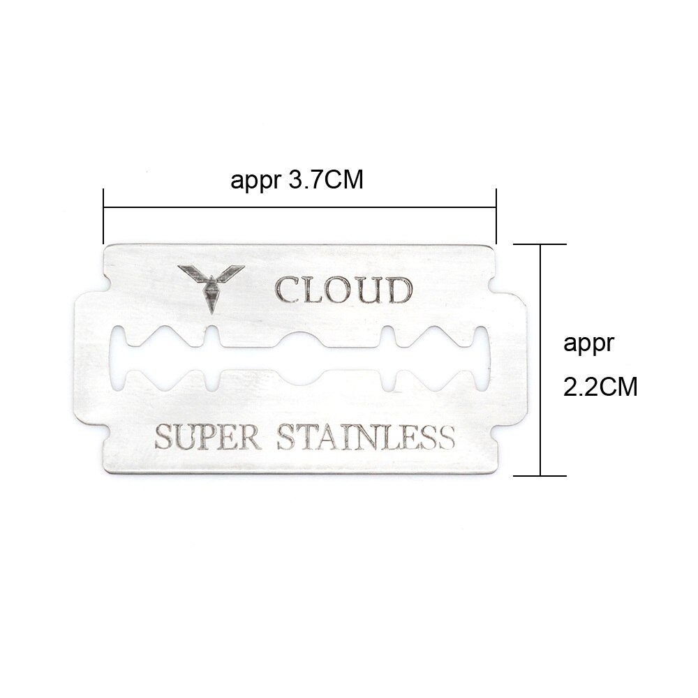 Stainless razor blade Double edge shaving blades CLOUD 100PCS/LOT