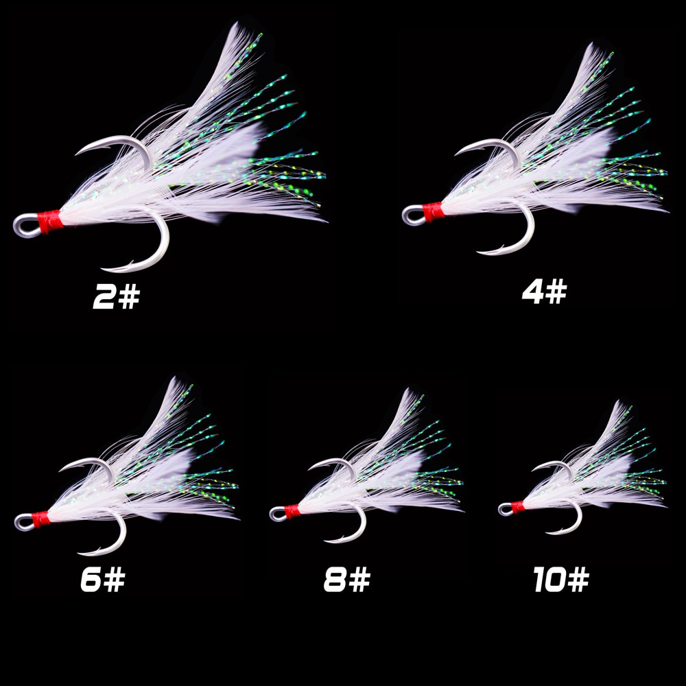 1pc drievoudige vishaken met veer, vishaak, koolstofstaal, weerhaak, vishaak, pesca accessoire