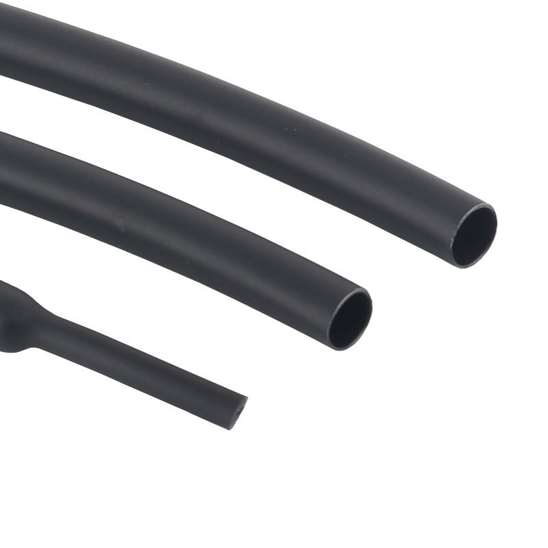 1 Meter/lot Black1mm2mm3mm4mm5mm6mm8mm10mm Diameter Heat Shrink tube krimpkous shrink tube Sleeving Wrap Wire Sell DIY Connector