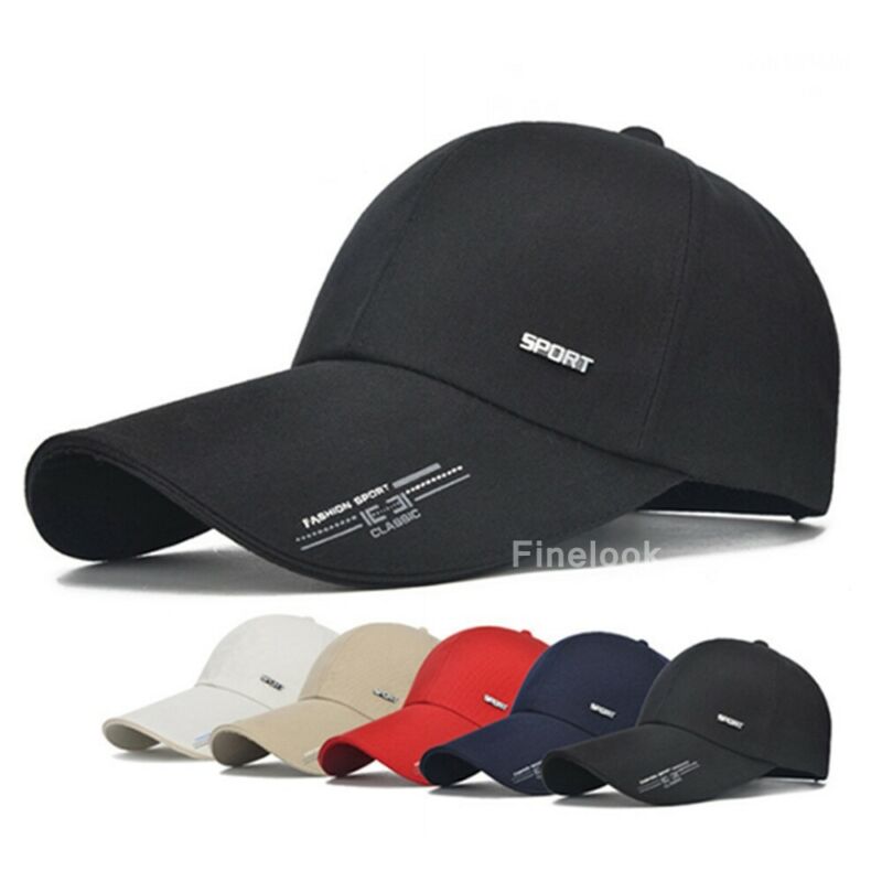 Boné de beisebol de verão masculino ajustável snapback simples caminhoneiro funky esporte aba larga boné