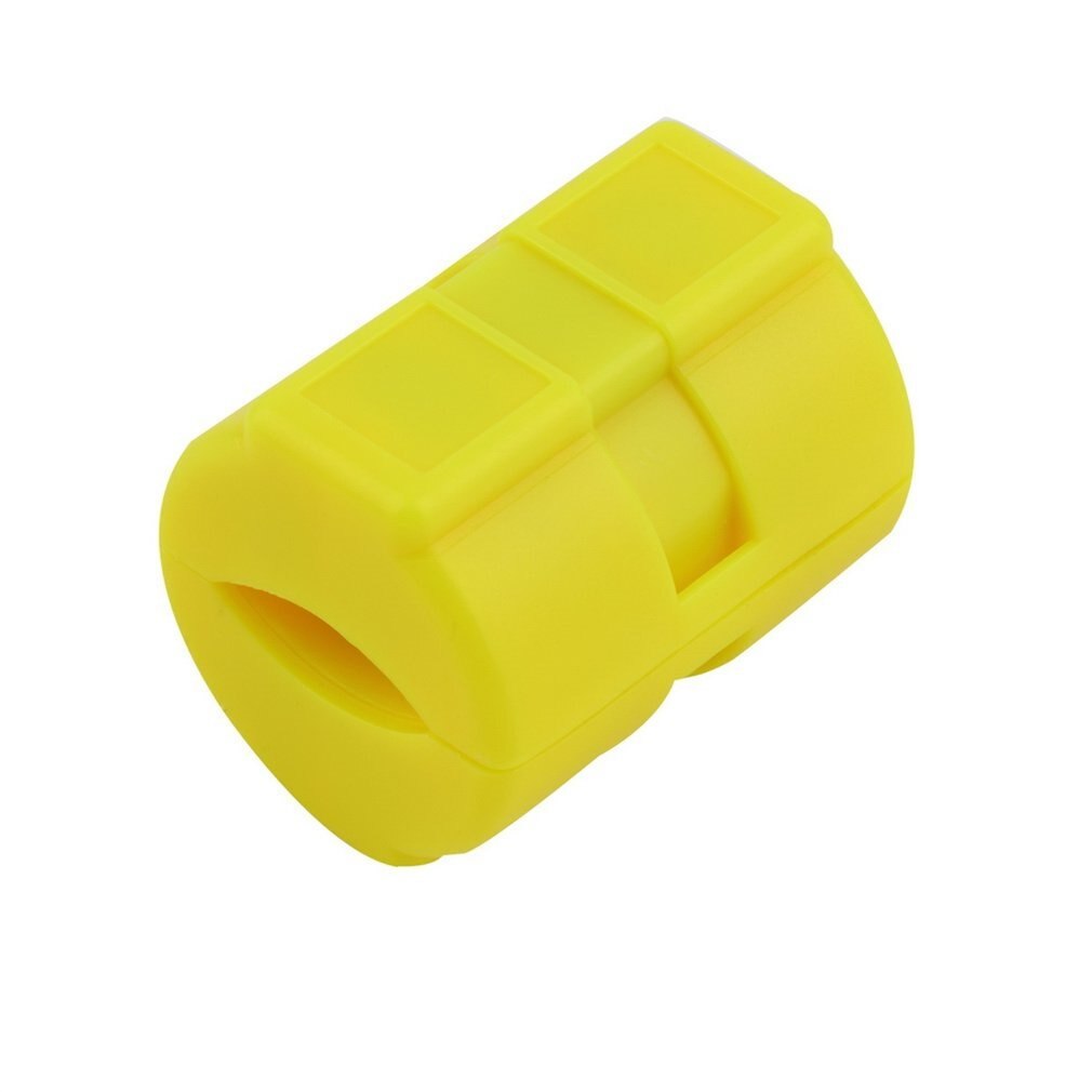 1 pair Universal ABS Magnetic Gas Fuel Power Saver Special for Car Vehicle Reduce Emission Yellow Case XP-2