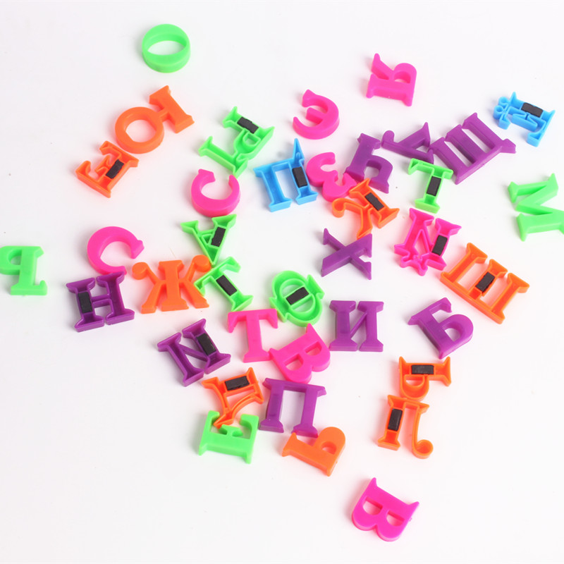 33 stks Russische Alfabet Magnetische Letters Baby Educatief & Leren Speelgoed Koelkast Koelkast Prikbord voor Baby