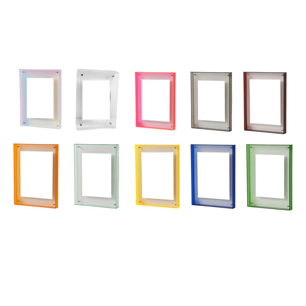 Floating Photo Frame Acrylic Picture Frame Neon Desk Wall Mounted Art Frame For Gallery Ins Style Home Office Room Decoration