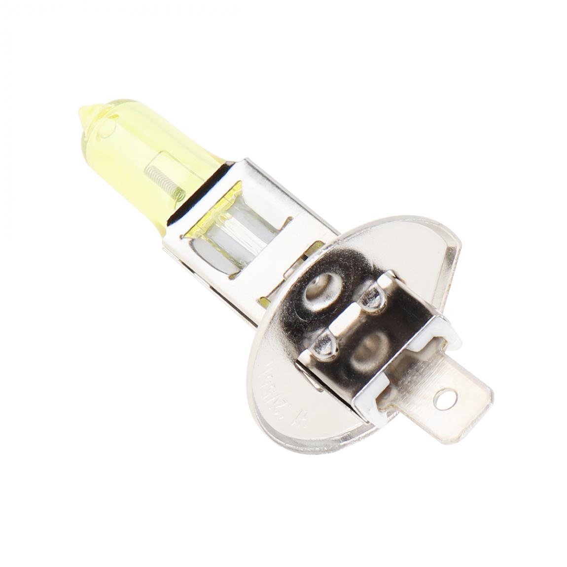 H1 Halogeen Lamp 12V H1 55W 2500K Geel Licht Super Bright Auto Xenon Halogeen Lamp Auto Voorkant koplamp Fog Lamp Voor Auto Voertuig