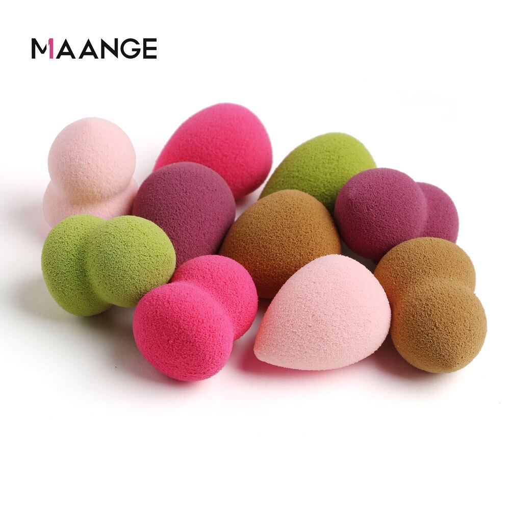 MAANGE 50Stck Mini Kosmetik machen-hoch Schwamm Puff Pulver Puff Glatte machen-hoch Stiftung Schwamm Schönheit machen-hoch-Werkzeug