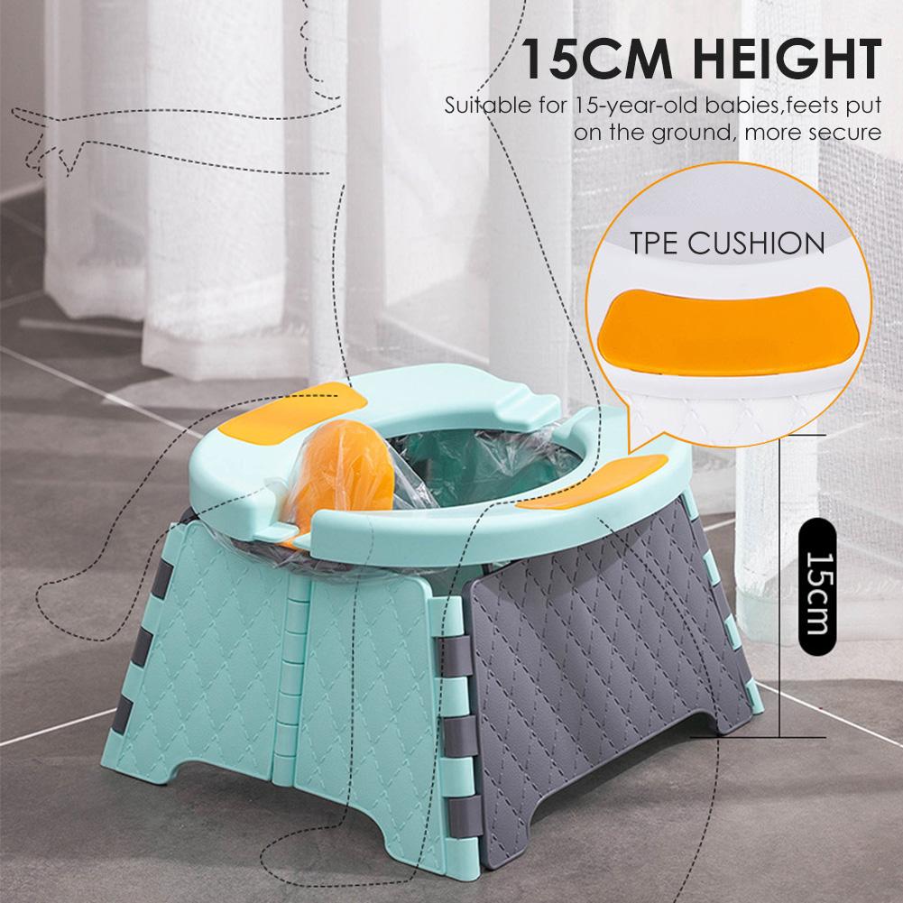 Baby Pot Portable Foldable Toilet Training Seat Pot for Kids Potty Training Seat Baby Toilet Bowl Pot Training Potty Toilet