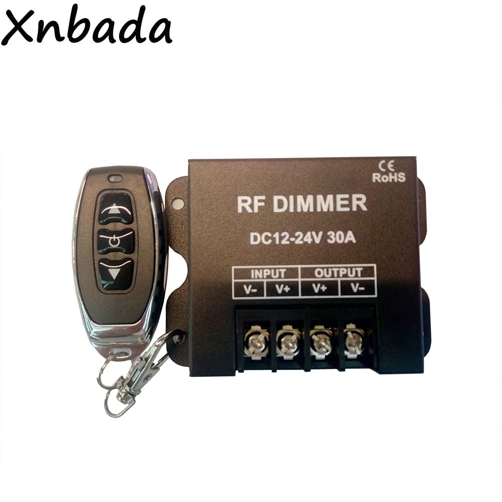 30A Led Enkele Kleur Dimmer Met RF Afstandsbediening Helderheid Controle Voor LED Spot Lamp Led Strip Licht DC12-24V