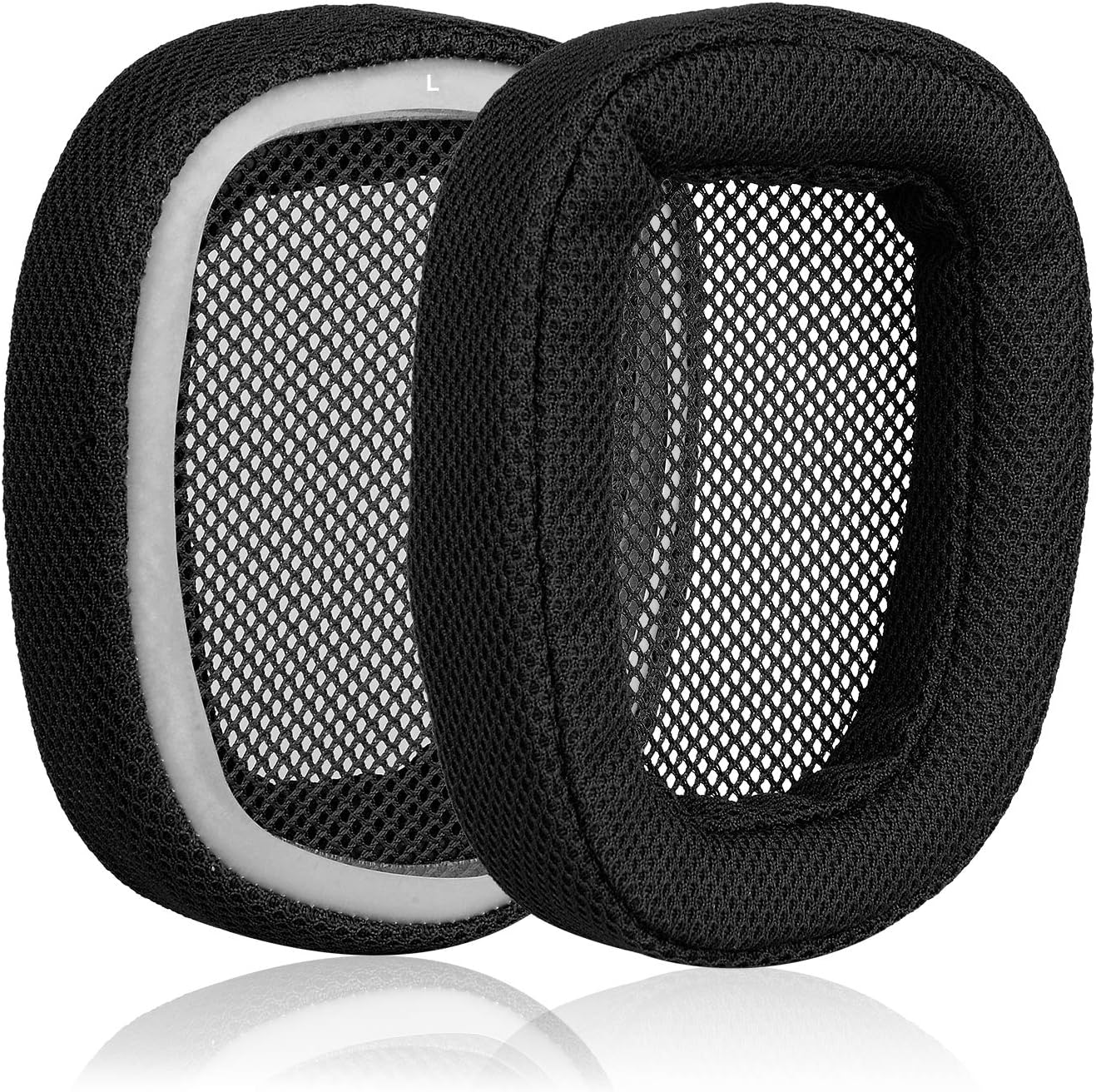 Logitech G433 Vervanging Memory Foam & Mesh Stof Oorkussen Pads Cover voor Logitech G433 G233 G PRO Hoofdtelefoon ALLEEN