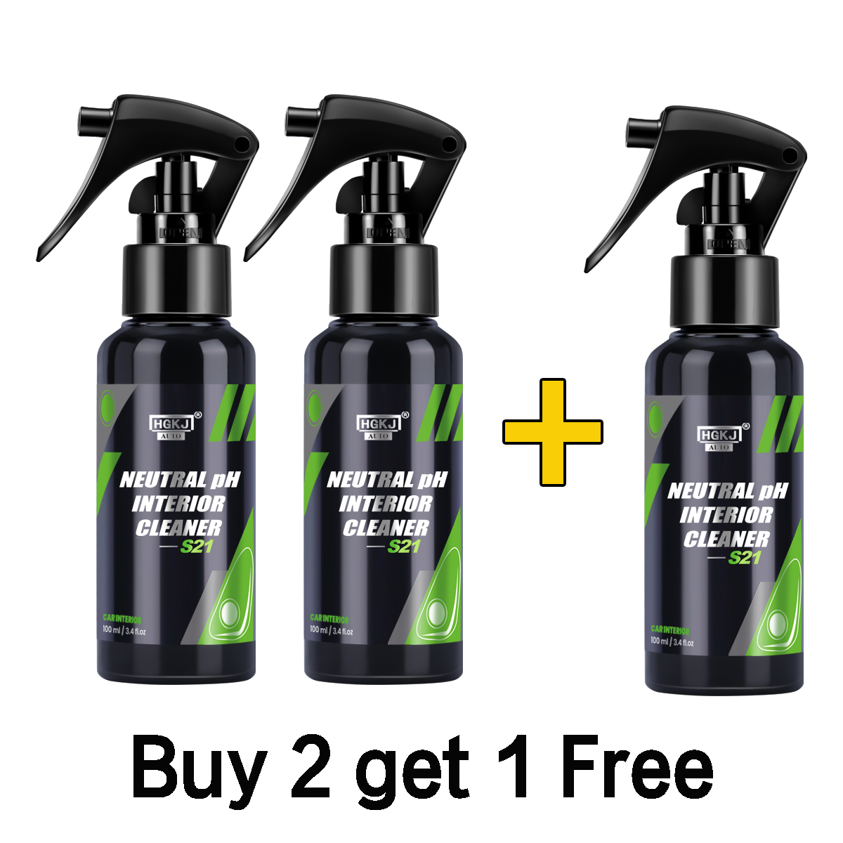 Car Interior Cleaner Agent Ceiling Cleaner Leather Flannel Woven Fabric Water Free Multipurpose Auto Dash Cleaning Tool HGKJ S21: WHITE