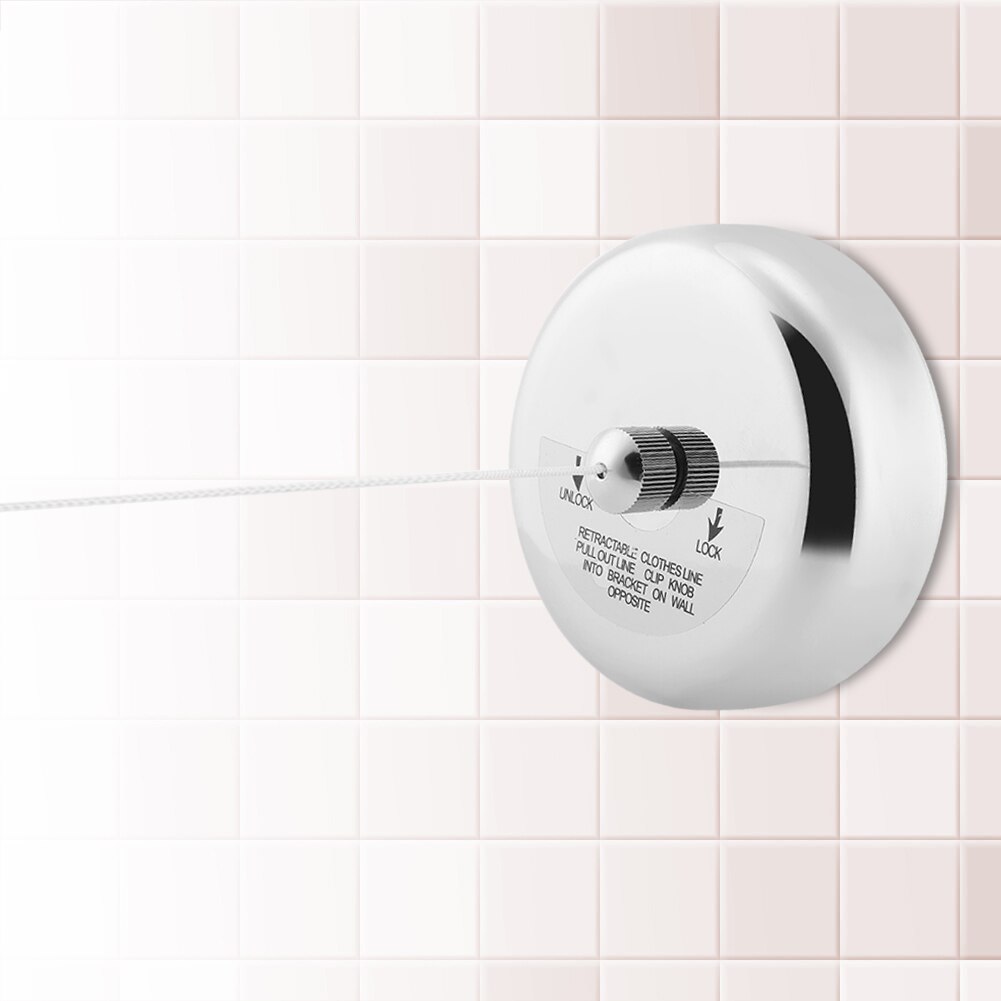 Retractable Clothesline Indoor Outdoor Laundry Single Clothes Drying Line Home Stainless Steel