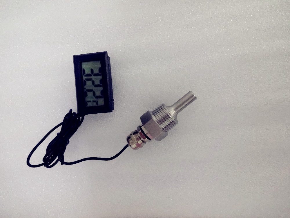 Thermowell. Length 30/50/100/150/200mm,Thread 1/2" (DN15) Stainless Steel 304 Homebrew Thermometer Part Home House Bar DIY Tools