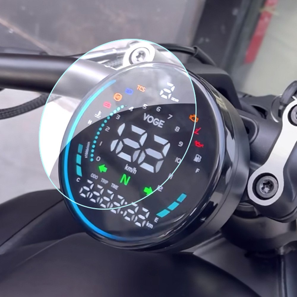 9H Scratch-Proof Premium Protective Film Tempered Glass LCD Screen Protector for VOGE CU525 CU250 Motorcycle Dashboard