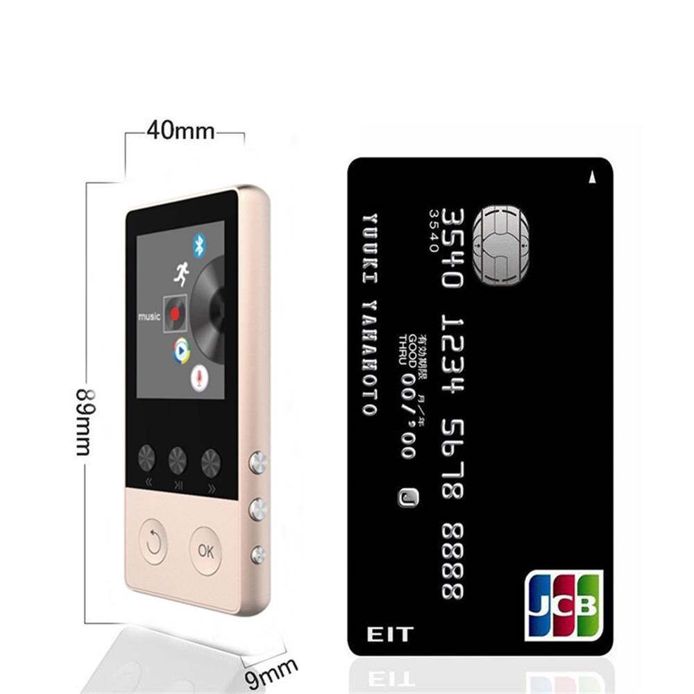Bluetooth MP4 Player 8GB With 1.8 Inch Screen Can Play 80 hour with FM Radio Recorder Video E-Book Clock Data MP4 Music Player