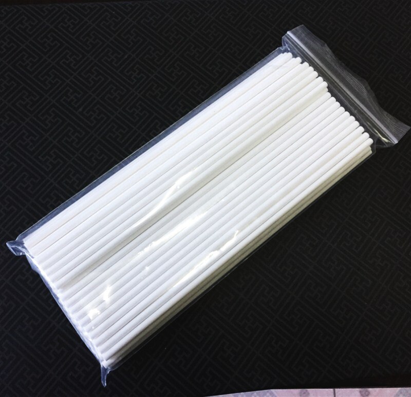 50pcs/lot Big Long Lollipop Sticks Cake Candy Chocolate Food Stick White Round Paper Stick 298mm*4.5mm(9")