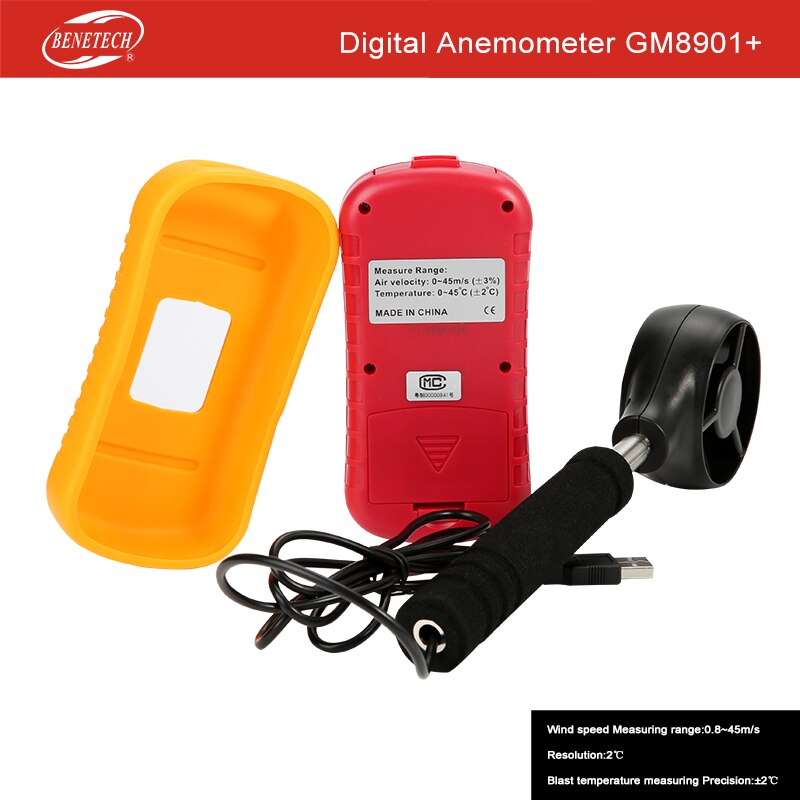 Wind meter air speed meter Anemometer GM8901 plus Benetech