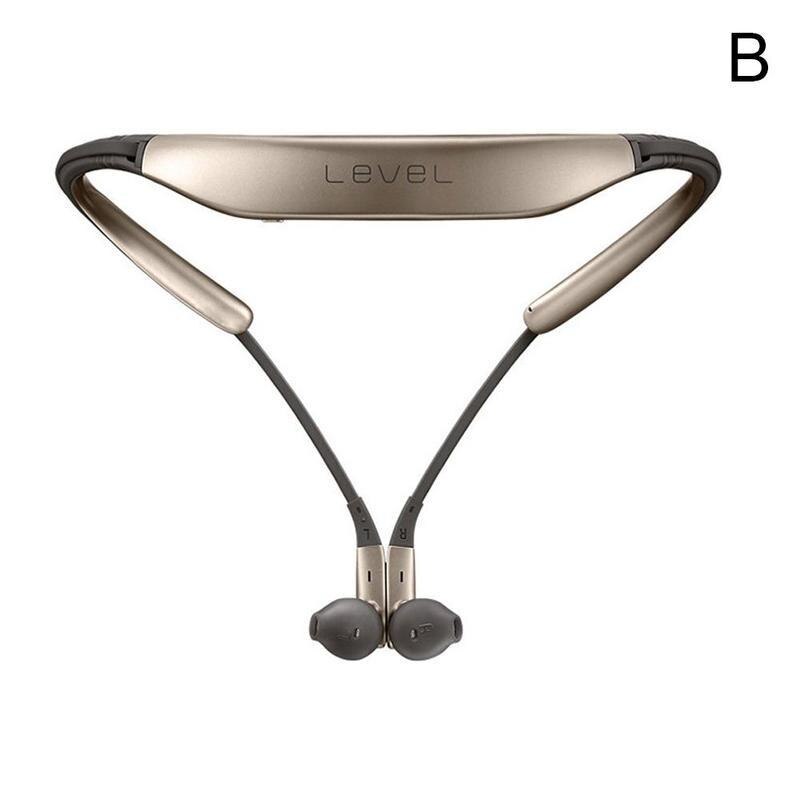 Sem fio bluetooth neckband fone de ouvido para samsung nível u bluetooth bons fones estéreo microfone qualidade som o2w3: B