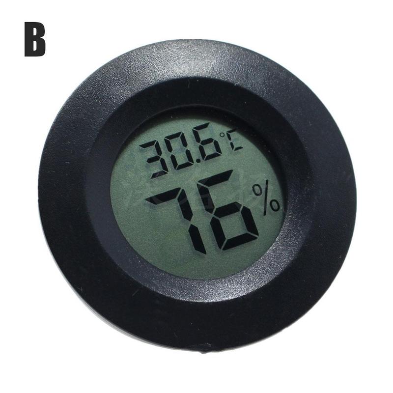 Mini Lcd Thermometer Hygrometer Praktische Digitale Indoor Lcd Hygrometer Vochtigheid Ronde Display Thermometer Panelen Tempera T9Y3: B