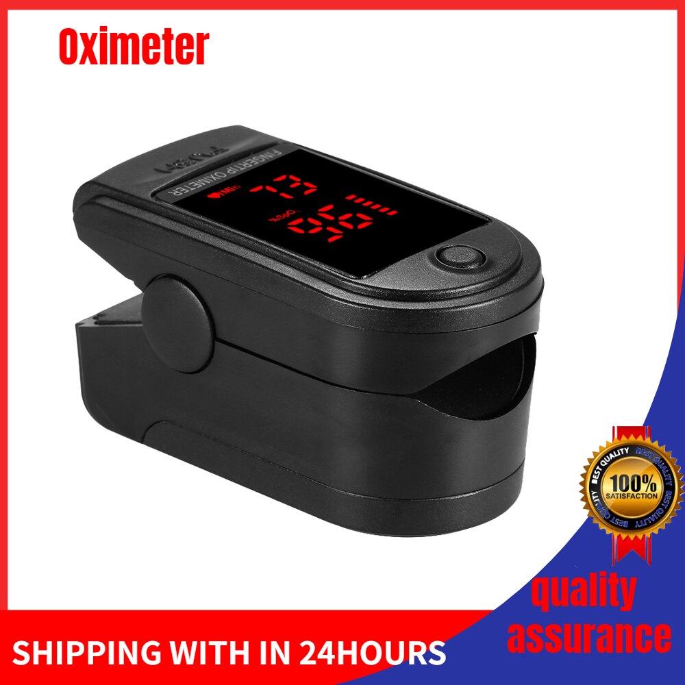 Pulso do dedo oxímetro de sangue medidor de oxigênio spo2 pr pulsioximetro oximetro dedo de pulso de dedo saturação freqüência cardíaca medidores: Type 1-Black