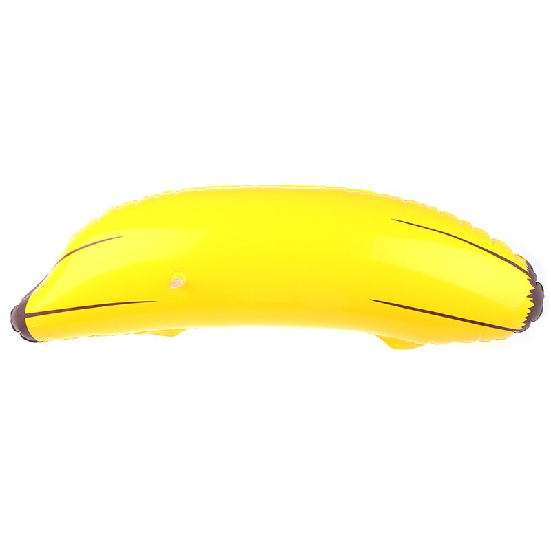 Leuke Kids Party Opgeblazen Met Mond Via Klep Opblaasbare Banaan Pvc Blow Up Tropische 66Cm Fruit Leuke Speelgoed