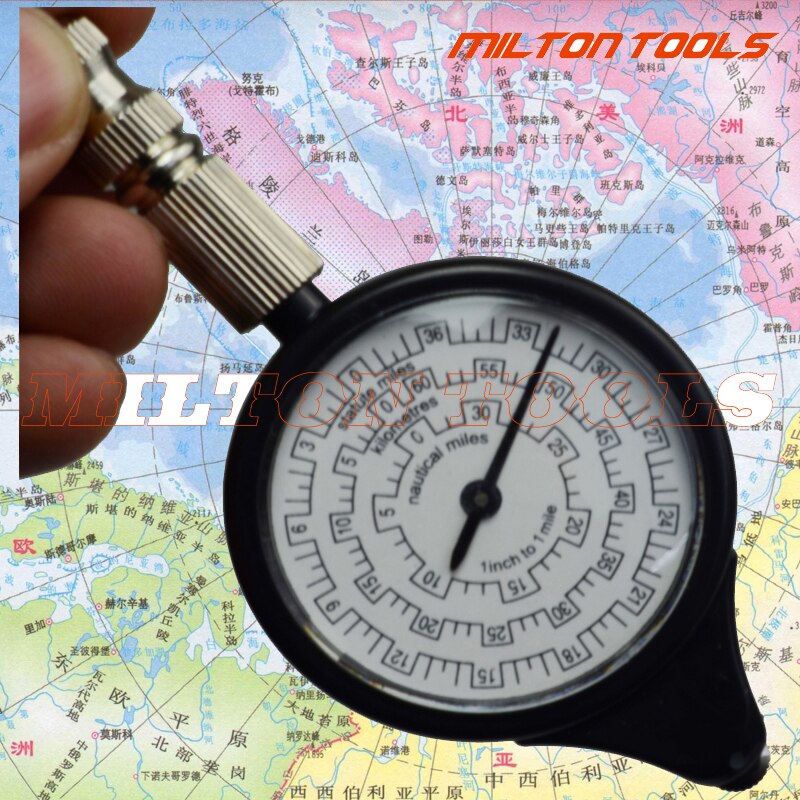 Outdoor kaart meetinstrument gauge kaart afstandsmeter meter kaart schaal wiel