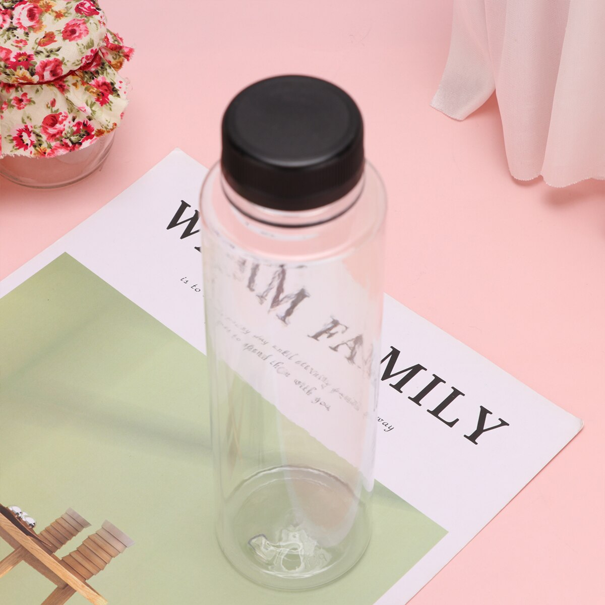 6pcs Drinks Bottle Chic Empty Jar Bottle Storage Container Beverage Bottle