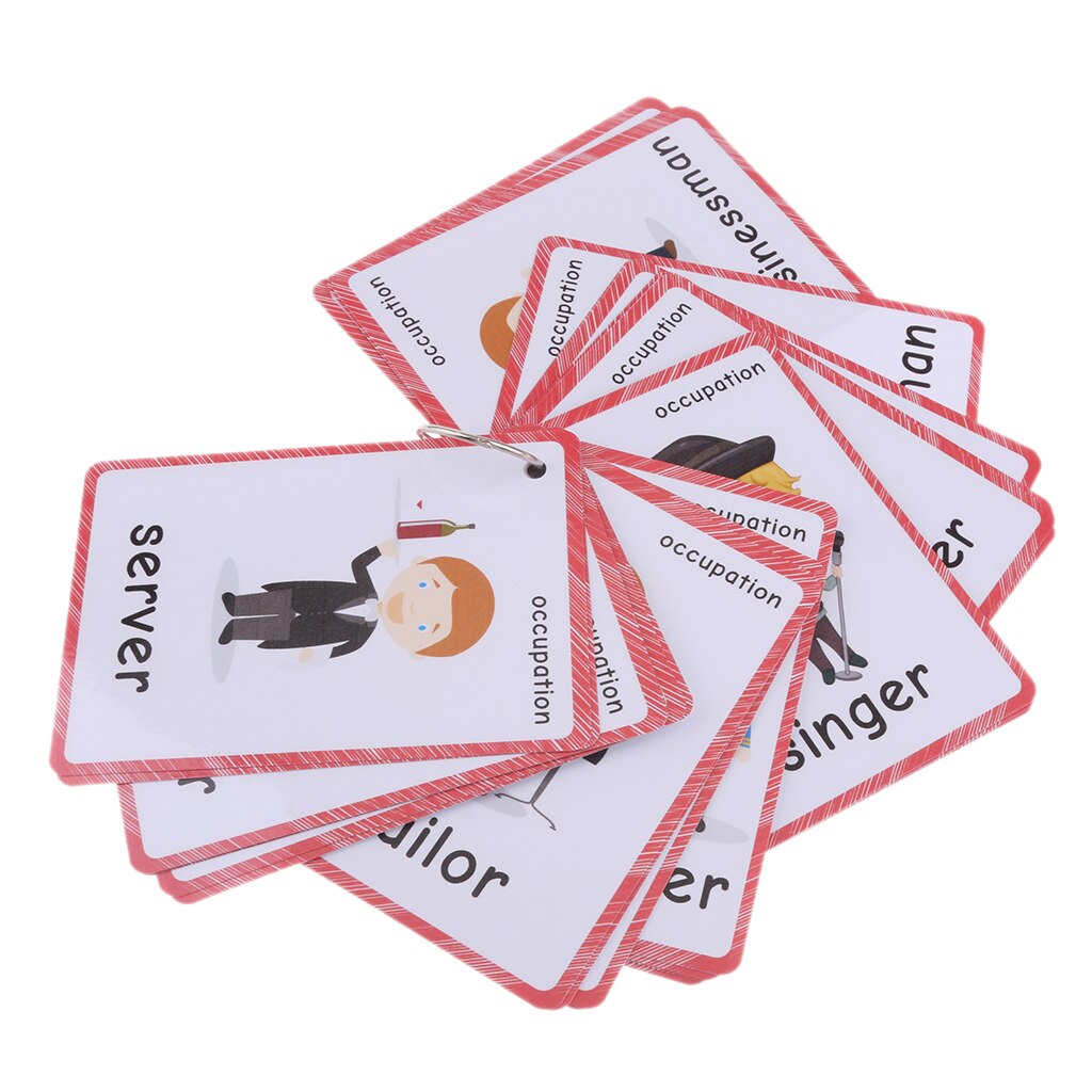 Flashcards With Ring Storing Adorable Illustrations Sight Word Flash Cards