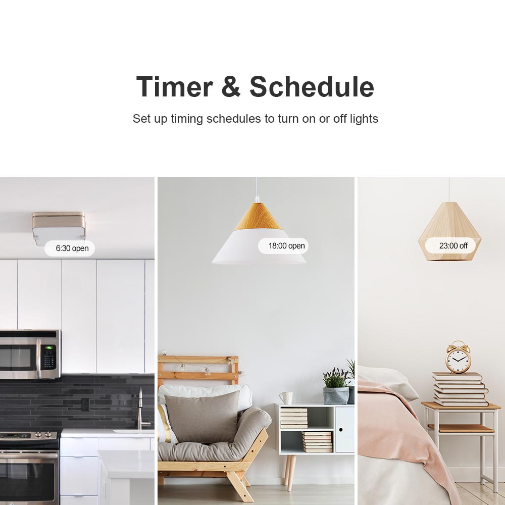 SONOFF T2/T3 US Wifi Smart Wall Touch Switch With Border 1/2/3 Gang Remote Control Wifi Light Switches For Smart Home Automation