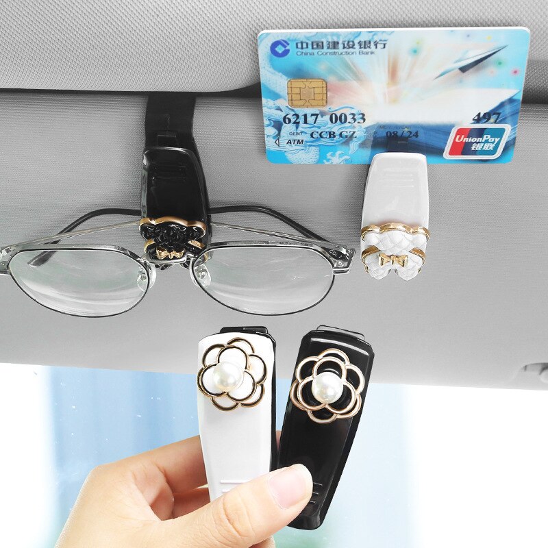 Porte-lunettes de soleil en ABS pour voiture, étui Portable pour lunettes de soleil