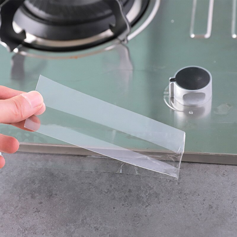 3/5cm cocina de baño a prueba de humedad impermeable acrílico transparente cinta disipador inodoro esquinero línea de sellado adhesivo