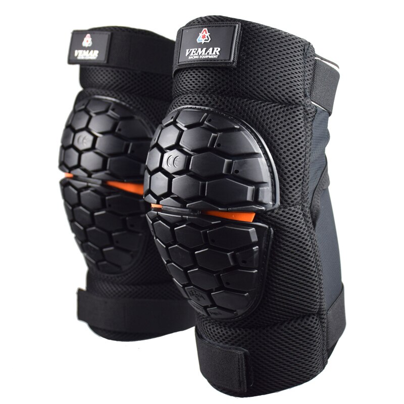 Vemar VM-E08 CE Motorcycle Knee Guards Carbon Fiber Motocross Racing Protective Gears Moto Protector Motorbike Elbow Knee pads: Default Title