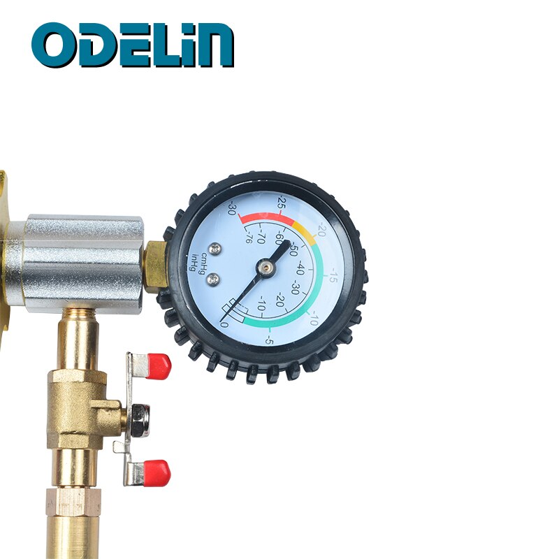 Radiator Koelvloeistof Vacuüm Koelsysteem Refill Zuivering Tool Gauge Kit Snelkoppeling Bijlagen