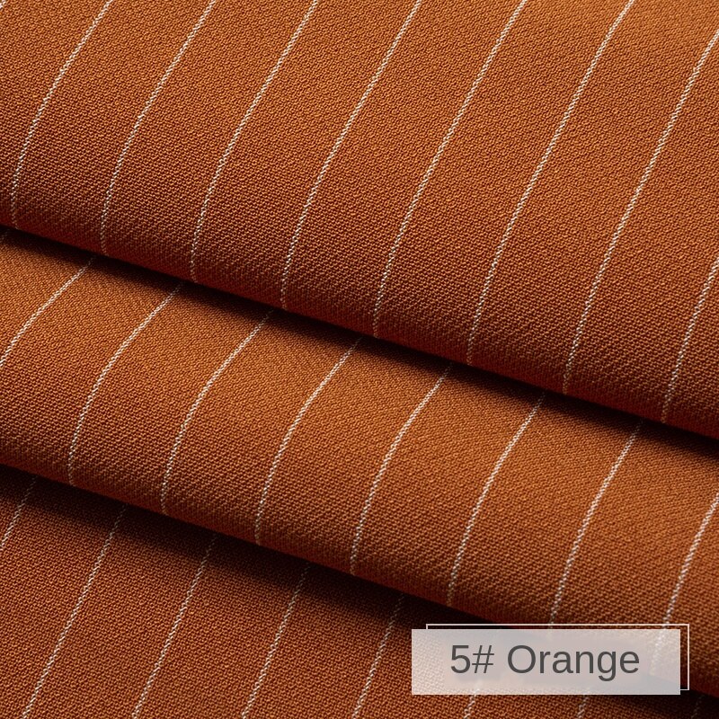 Bredde 59 " henge ned rynkebestandig nålestripet stoff polyester spandex materiale buksevest nyeste dressstoff: Nr. .5