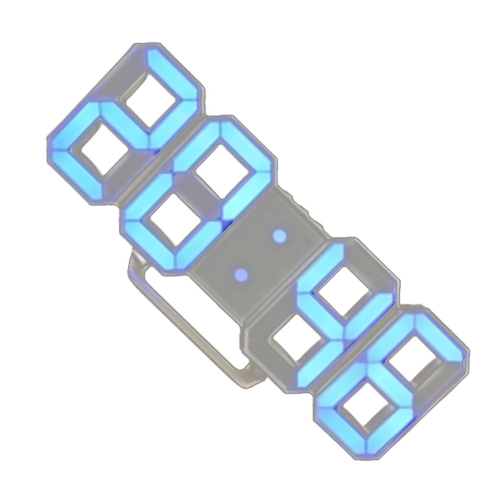 Nordic Digital Alarm Clocks Wall Hanging 3D Snooze Function Table Clock Calendar Display Office Electronic USB Power Alarm Clock