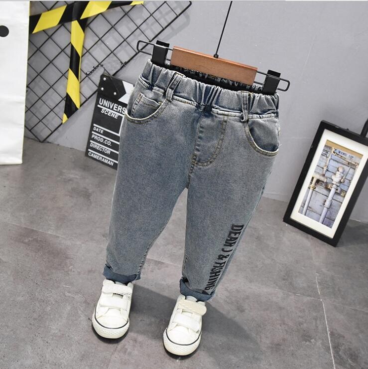 Pantalones vaqueros gruesos de primavera para niños, Jeans de tela vaquera informales para bebés de 2 a 6 años