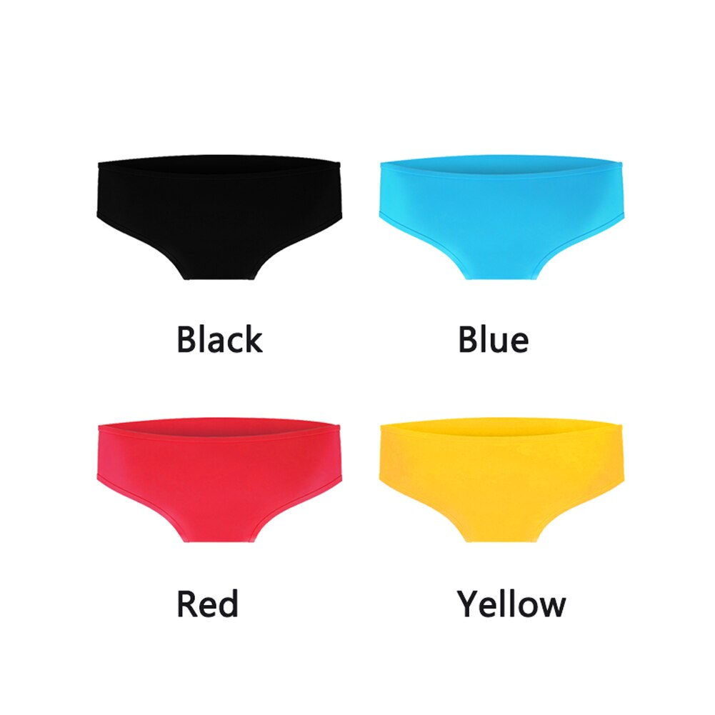 Middle Waist Practical Beach Menstrual Period Soft Silicone Women Panties Non Toxic Leakproof Swimming Solid Elastic Waterproof