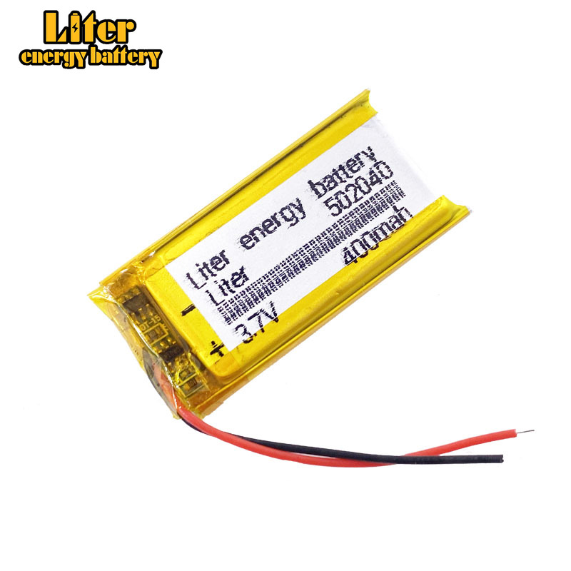 Li-Po 3.7V 400mAh 502040 Lithium Polymer Li-Po li ion Rechargeable Battery cells For Mp3 MP4 MP5 GPS