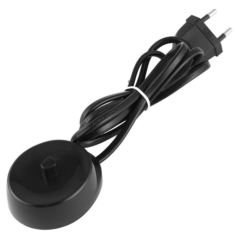 Replacement Electric Toothbrush Charger Model 3757 Suitable For Braun Oral-B D17 Oc18 Toothbrush Charging Cradle Black Eu Plug