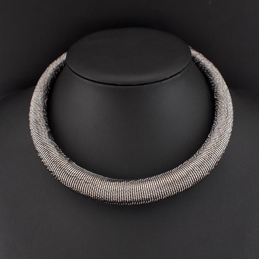 Manilai moda brilhando primavera metal pescoço caber torques colar gargantilhas feminino festa usar instrução colar design punk jóias