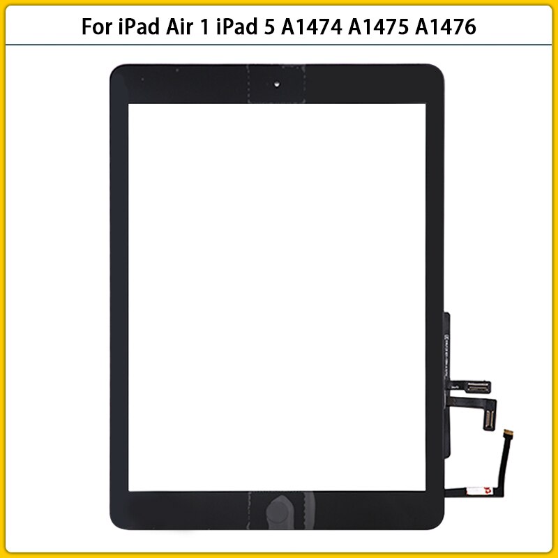 9.7“ For iPad Air 1 iPad 5 A1474 A1475 A1476 Touch Screen Panel Sensor Lcd Front Outer Glass TouchScreen With Button Replace