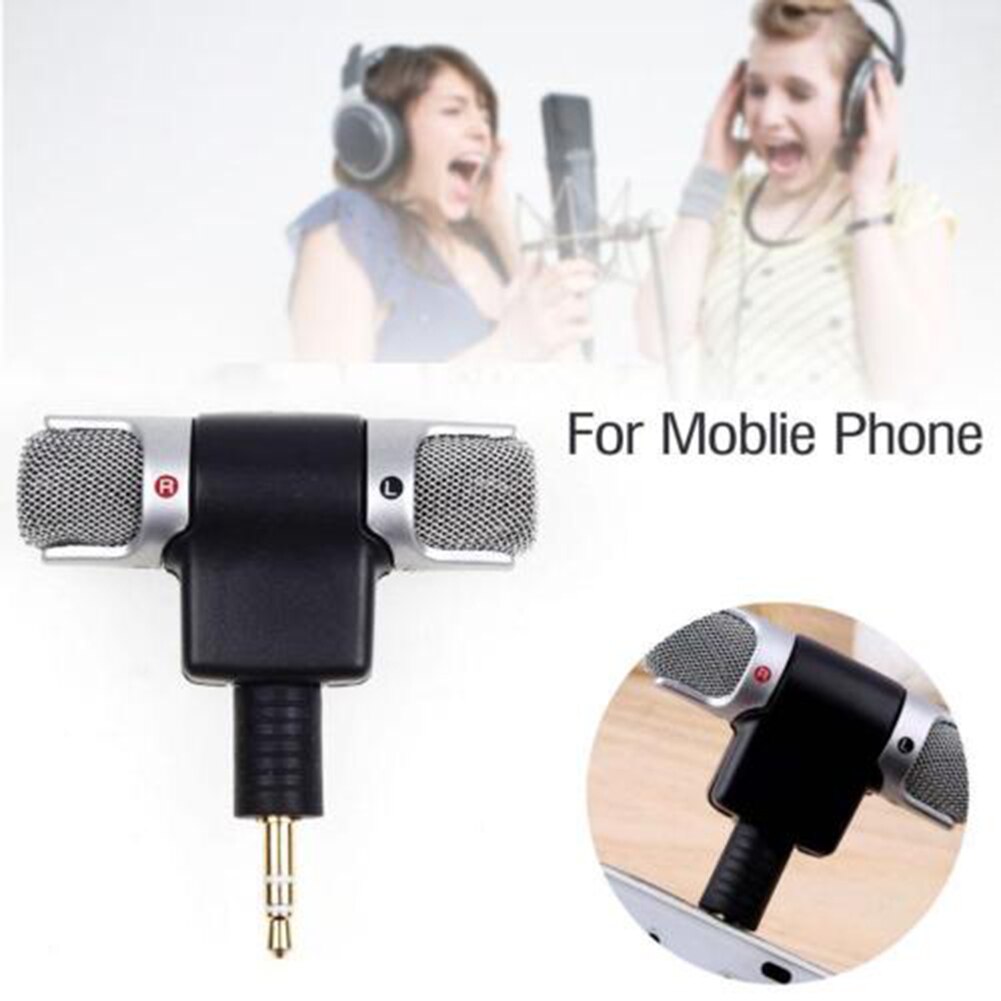3.5MM ECM-DS70p Mini Microphone Electret Condenser Stereo Mic Music Player for sony 5s 6 6S plus Sansumg Table PC and More
