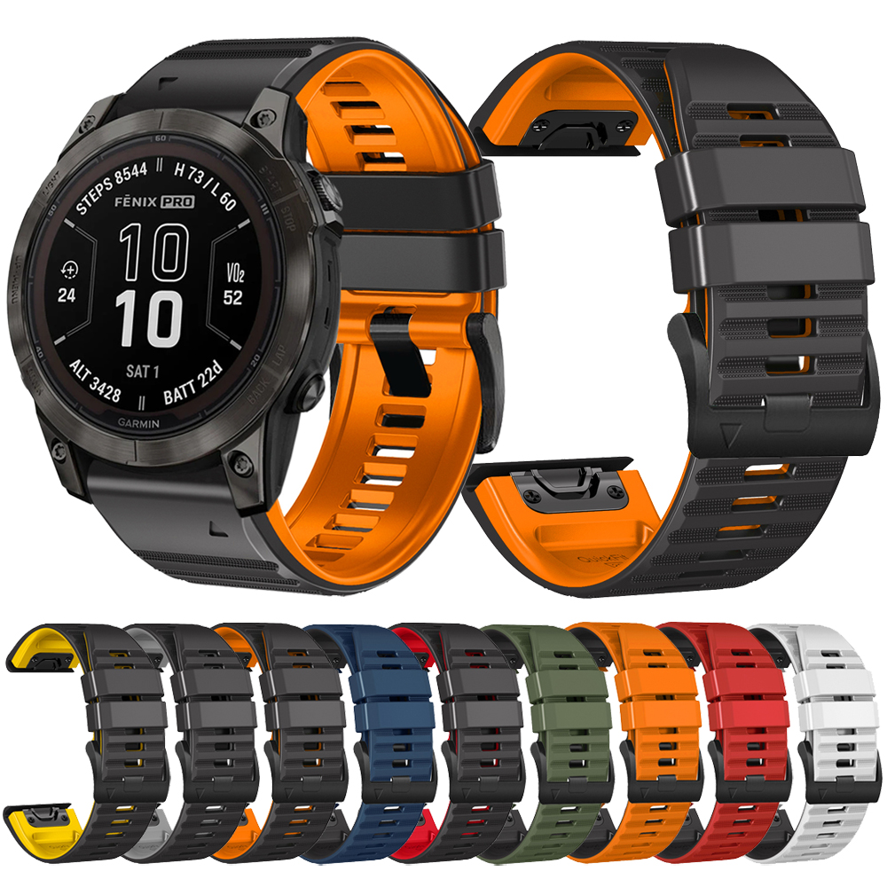 Quickfit-rem til garmin fenix 8 e 7 7x 6x 6 pro 5 5x plus forerunner 965 955 epix pro urrem 26mm 22mm armbånd