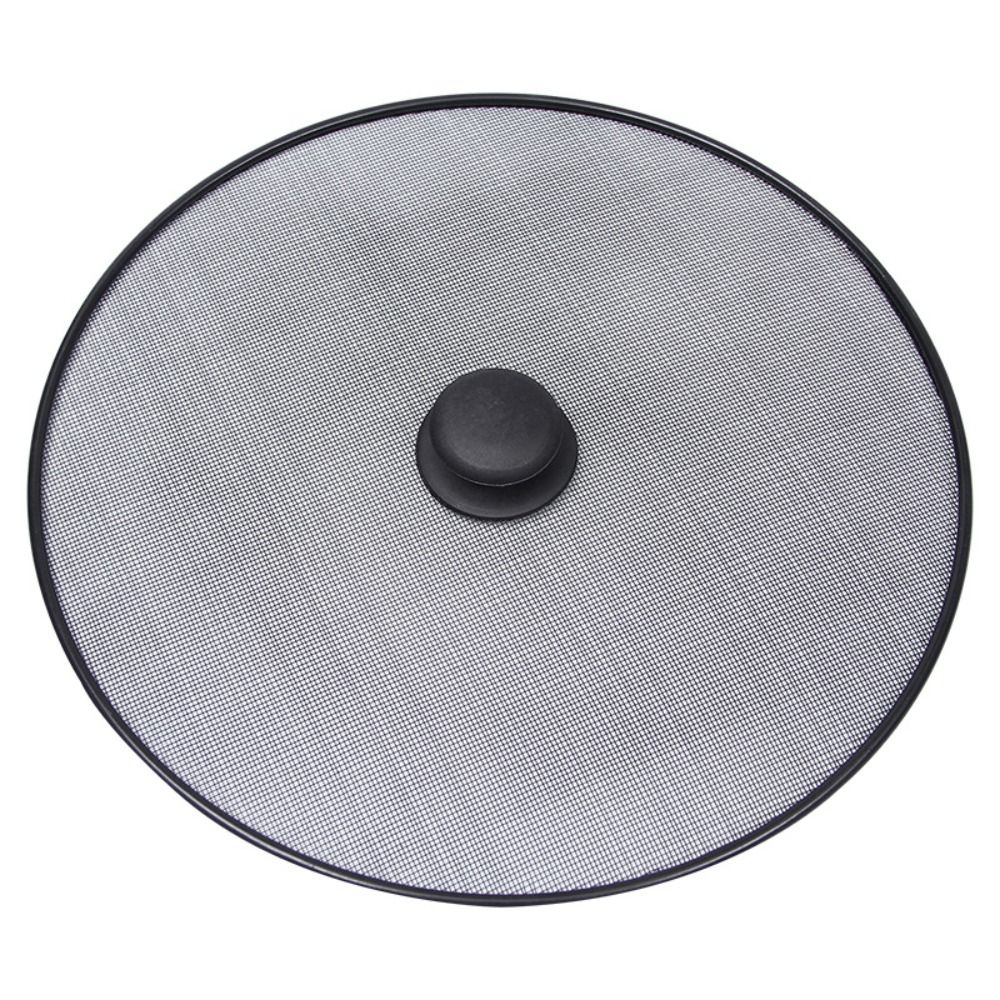 Schermo antispruzzo nero padella antigrasso coperchio paraspruzzi olio coperchio paraspruzzi a rete Fine coperchio utensili da cucina