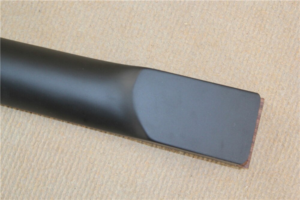 DIY 6 Strings Black Maple Electric Guitar Neck,Rosewood Fretboard with 24 Frets