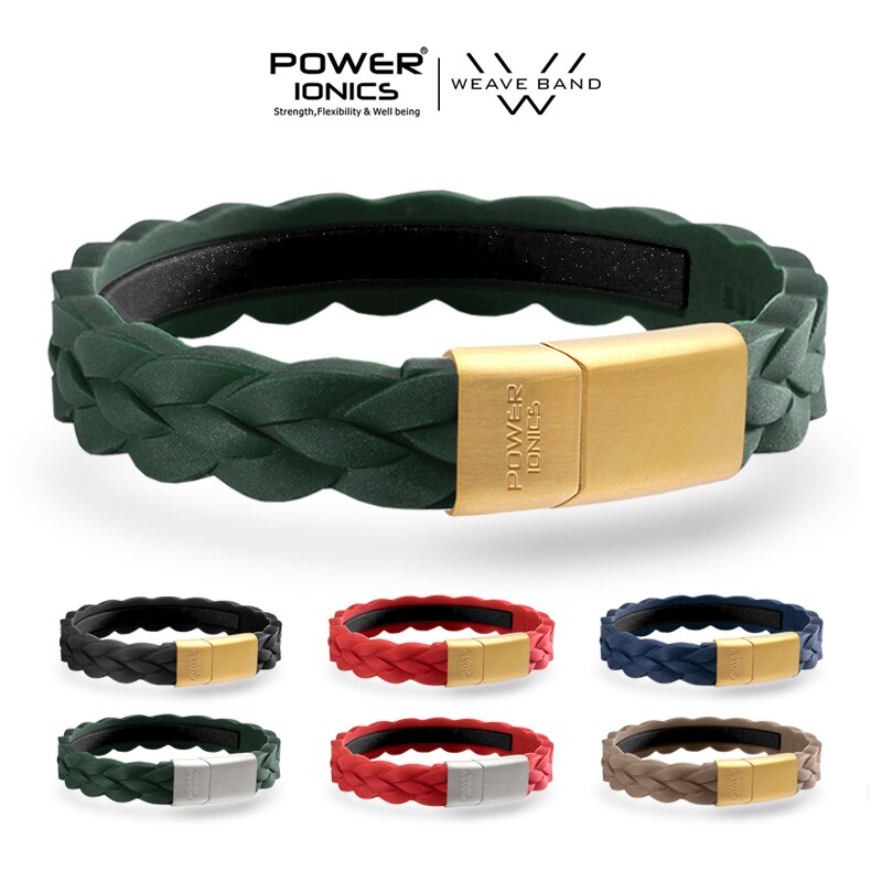 Power ionics 3000 ioner morandi farger herre dame armbånd armbånd balanse energi balanse menneskekropp fri gravering