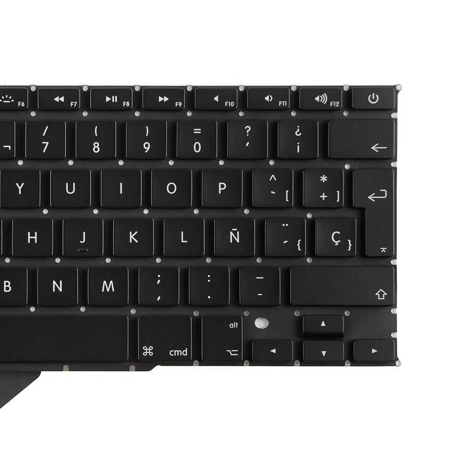 for Apple Macbook Pro Retina 15" A1398 SP Spain Spanish Keyboard with Backlight Backlit and Screws